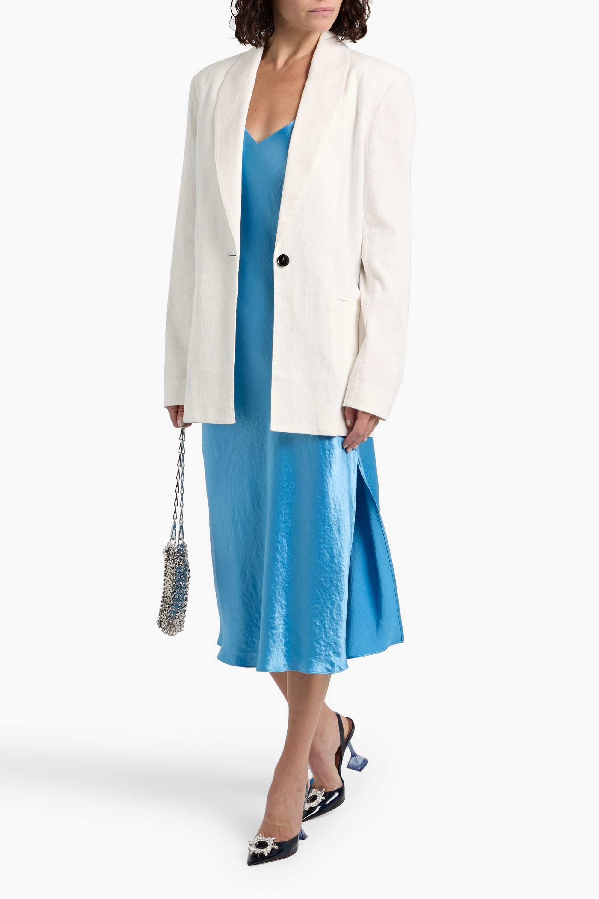 Bec + Bridge Cotton-tweed blazer