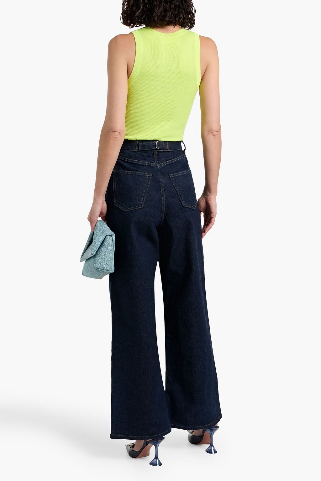 EB DENIM Outpost high-rise wide-leg jeans