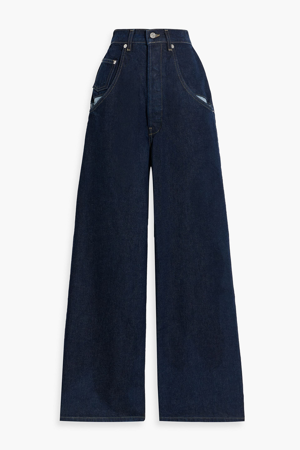 Eb Denim High-rise Wide-leg Jeans