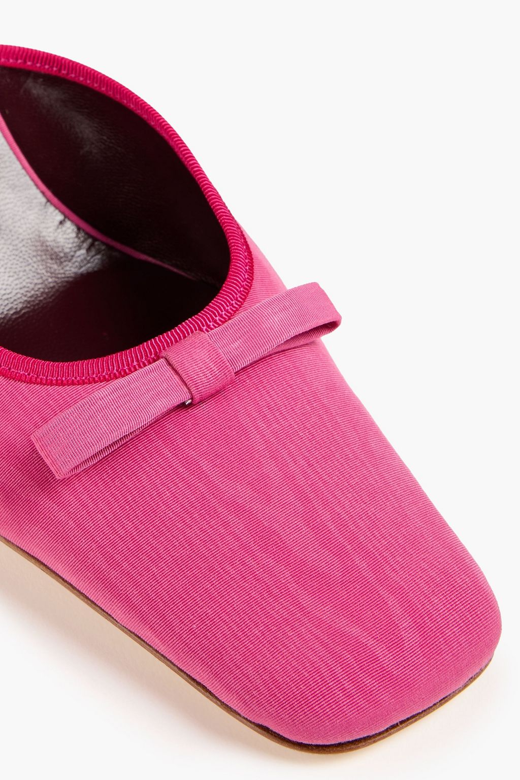STAUD Karine bow-detailed moire mules
