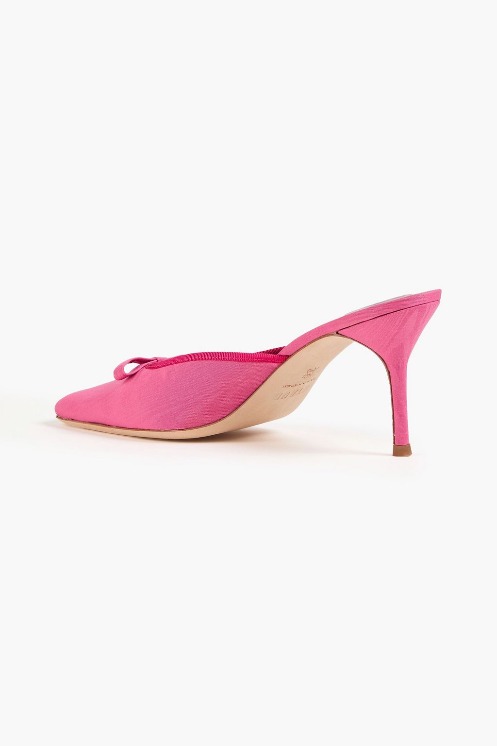 STAUD Karine bow-detailed moire mules