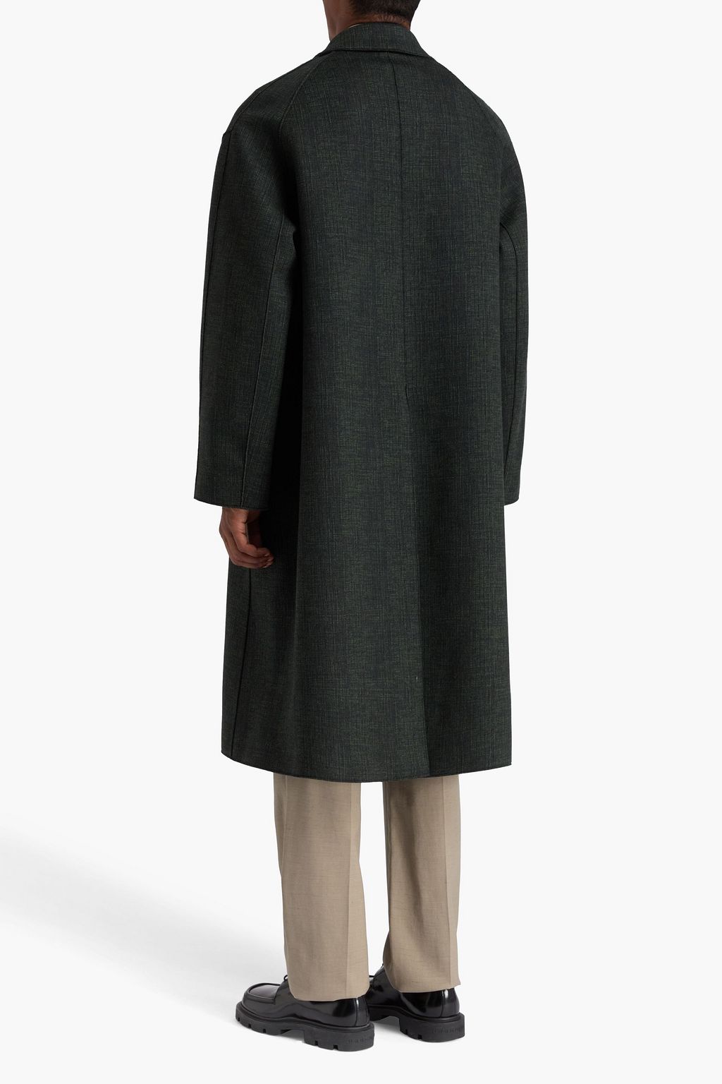 DIOR Double-breasted wool-felt coat