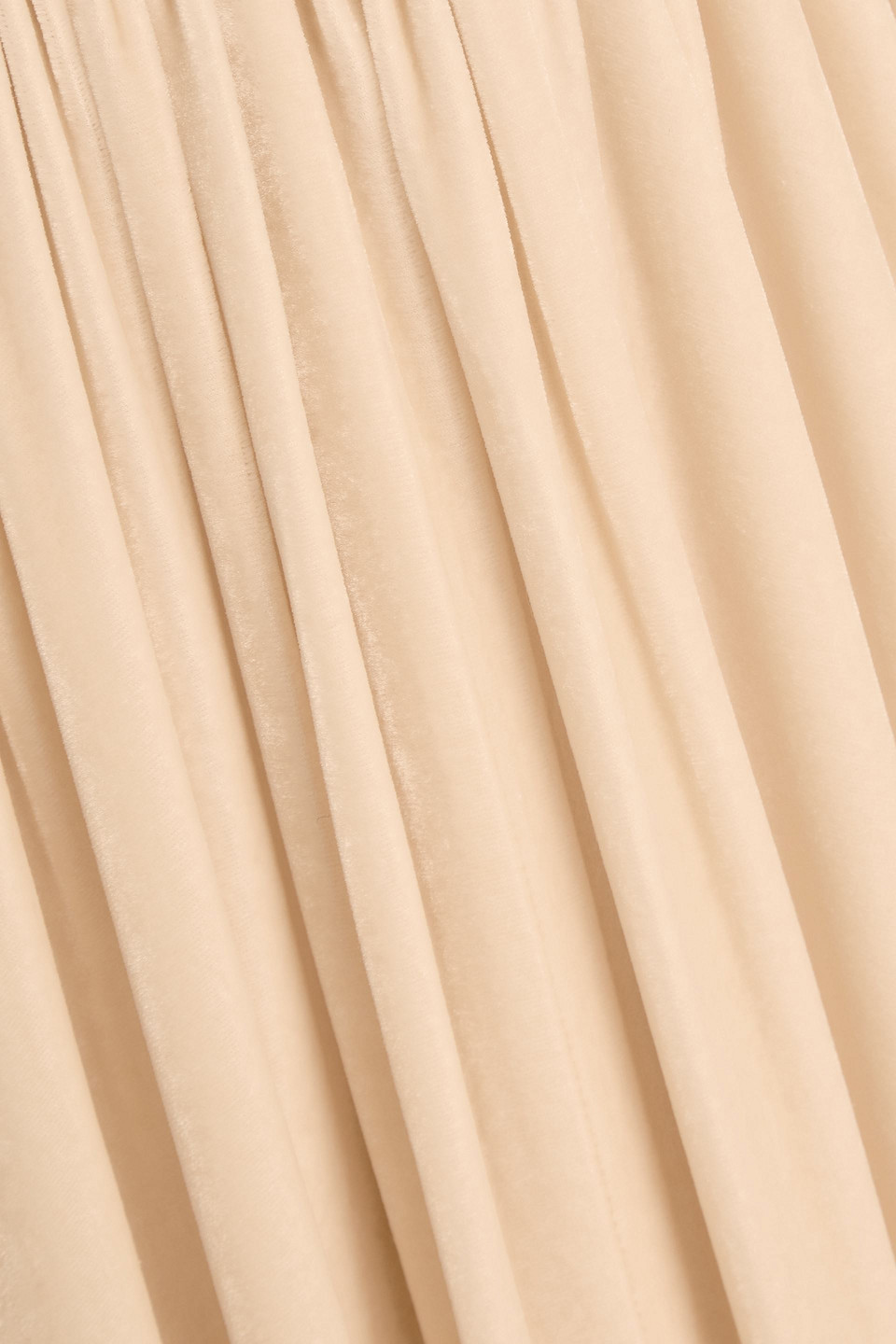 Zimmermann Gathered Velvet Maxi Dress