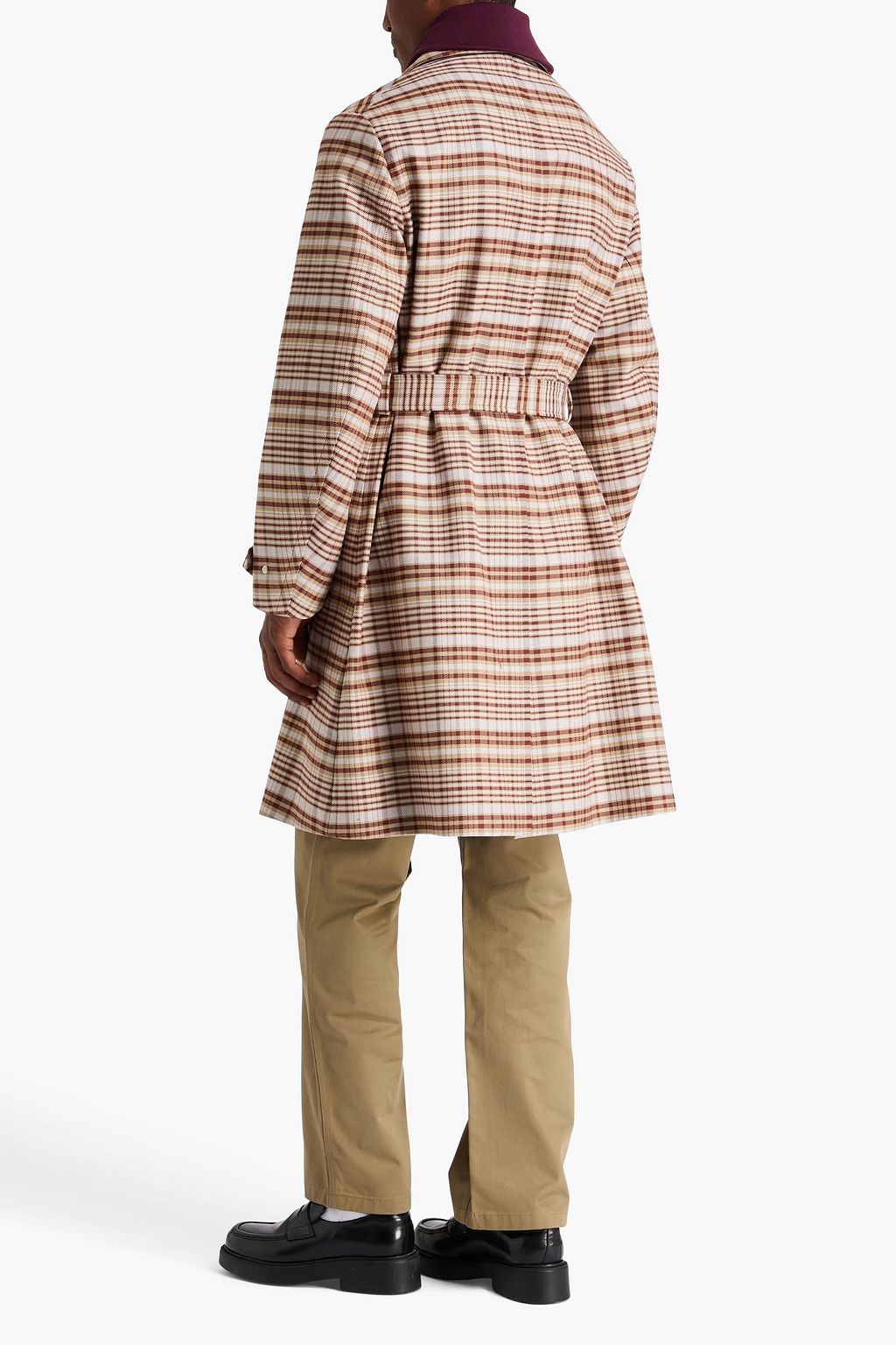 LANVIN Cotton and wool-blend trench coat