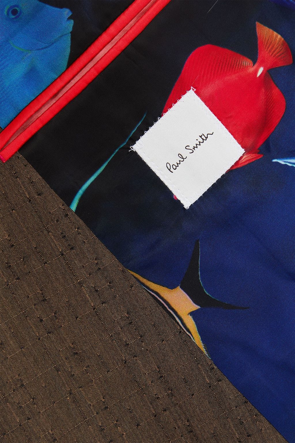 PAUL SMITH Double-breasted wool-jacquard blazer