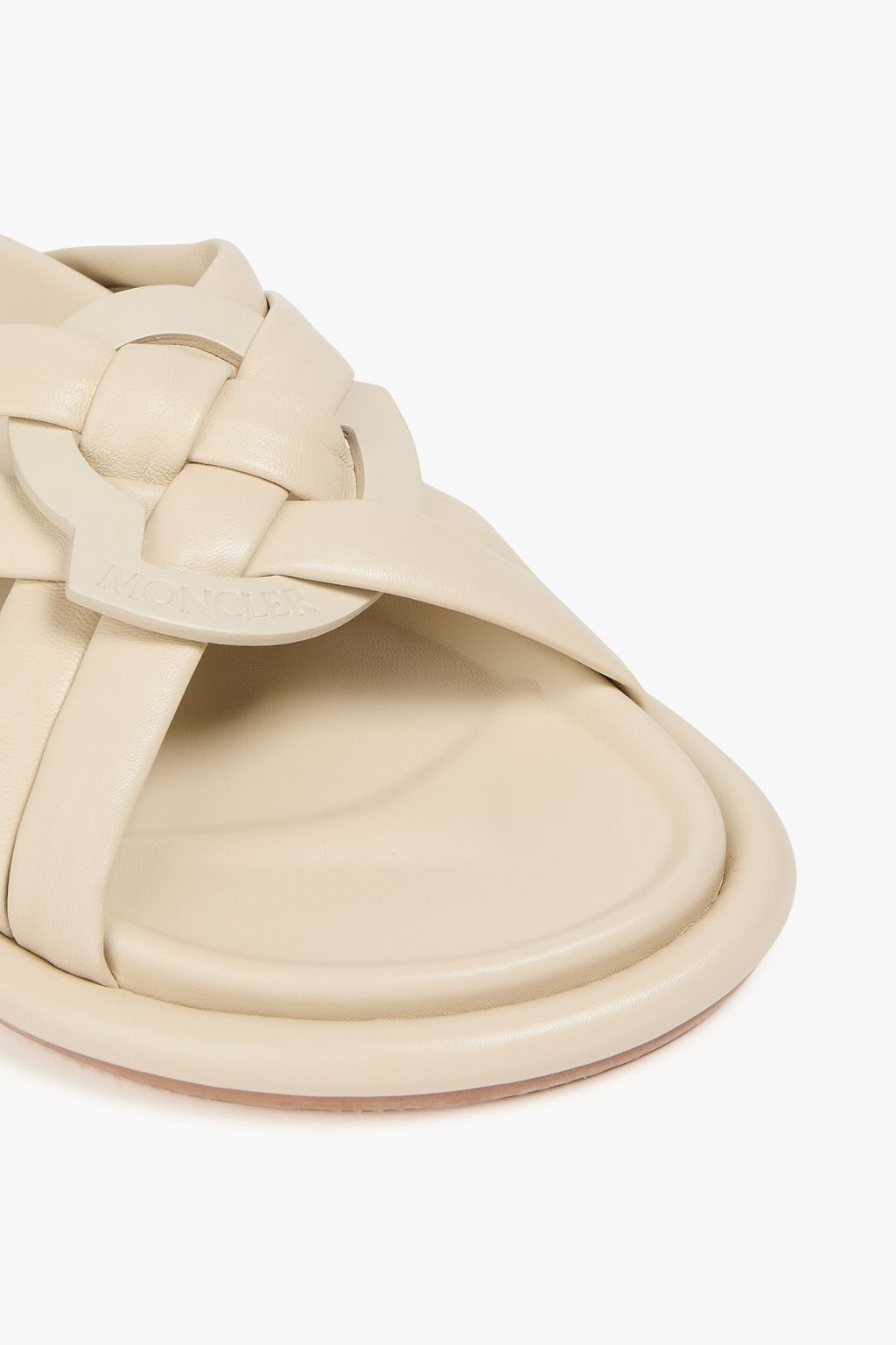 MONCLER Belle Soft leather sandals