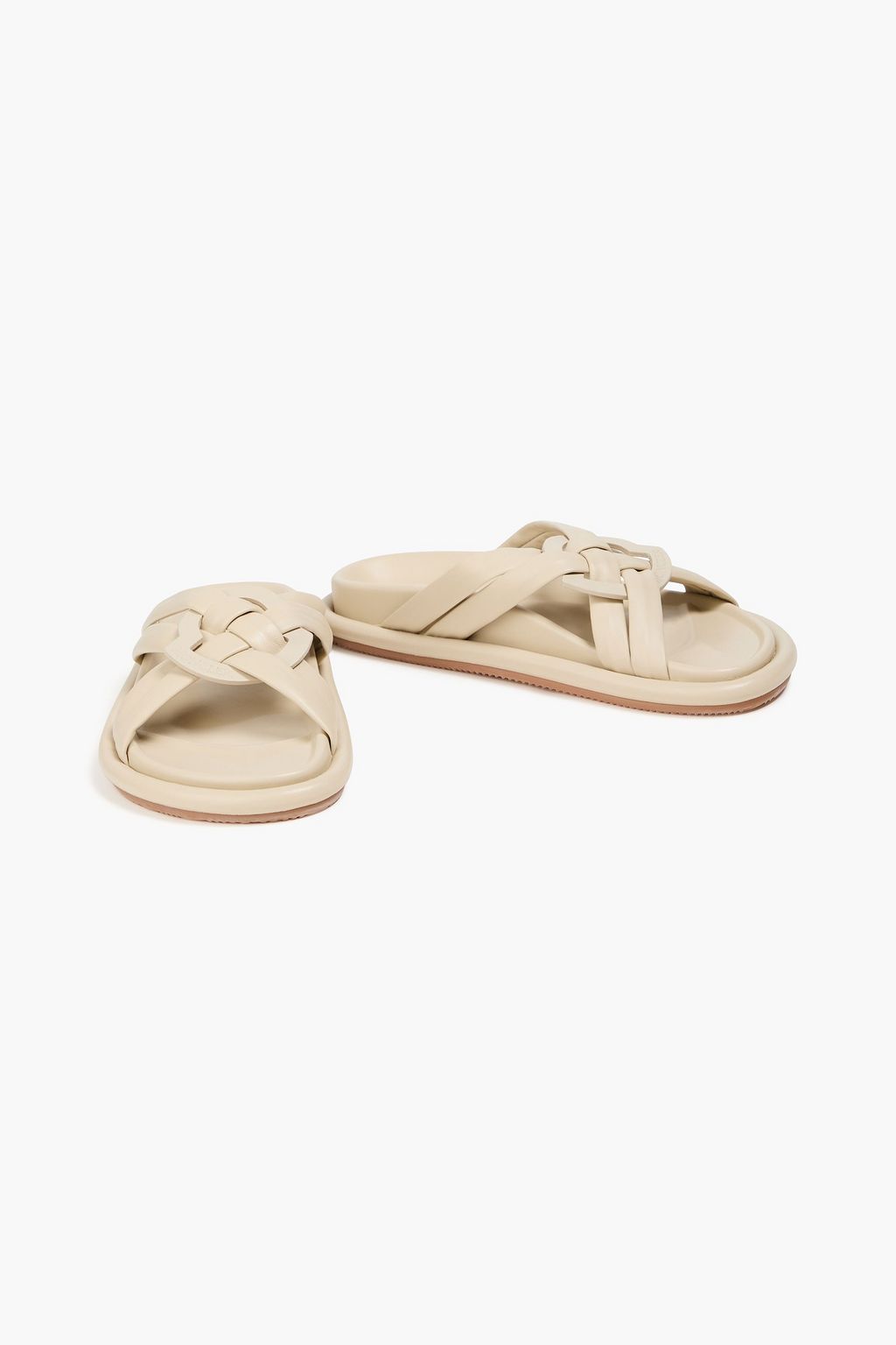 MONCLER Belle Soft leather sandals