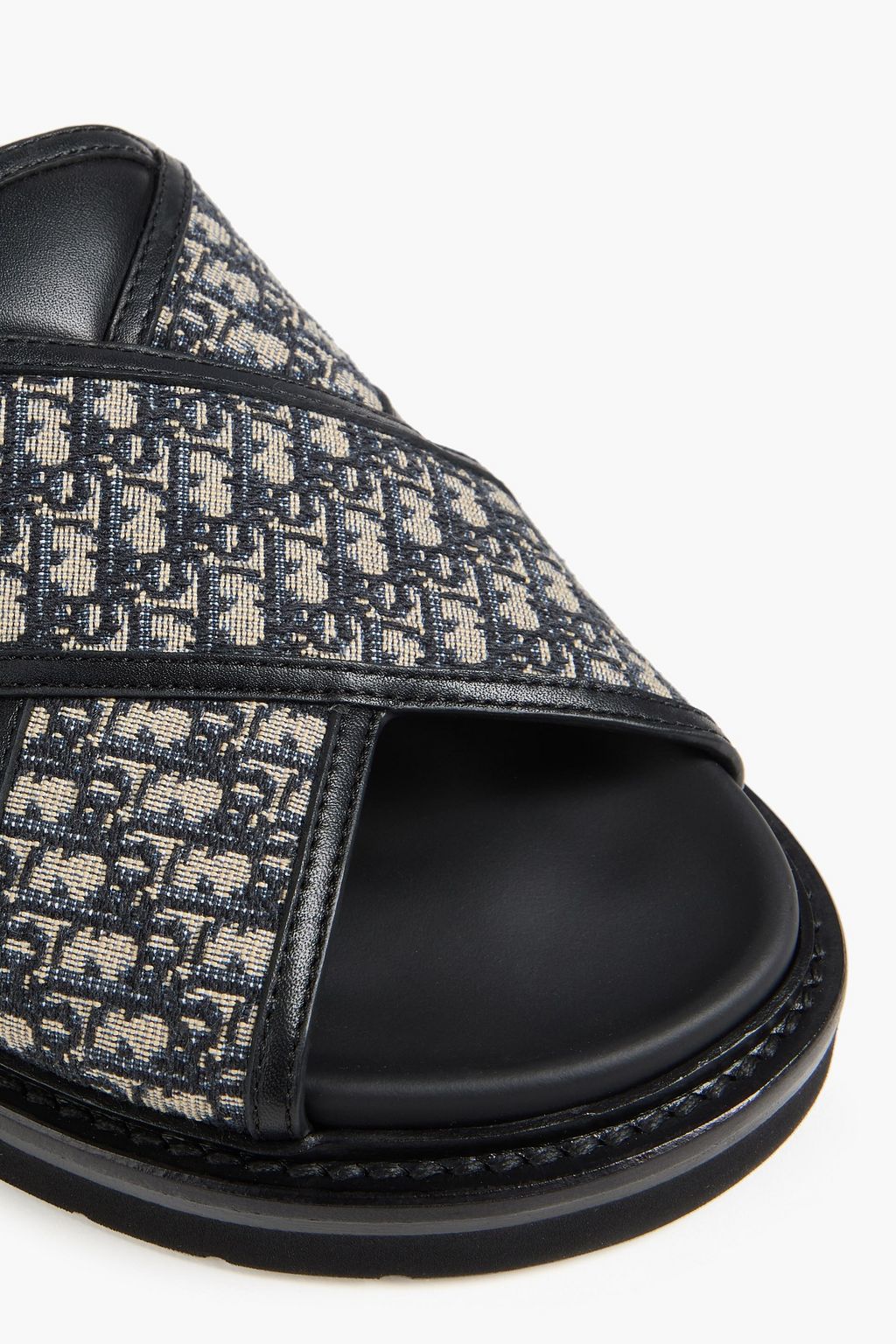 DIOR HOMME صندل "أكوا" من الجلد والجاكار