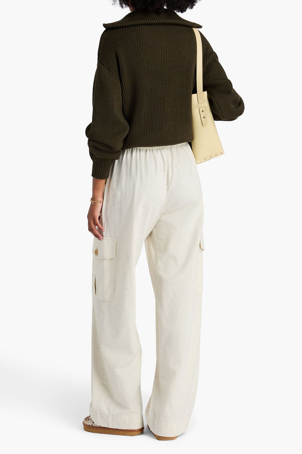 ZIMMERMANN Cargohose aus Twill aus einer Donegal-Baumwollmischung