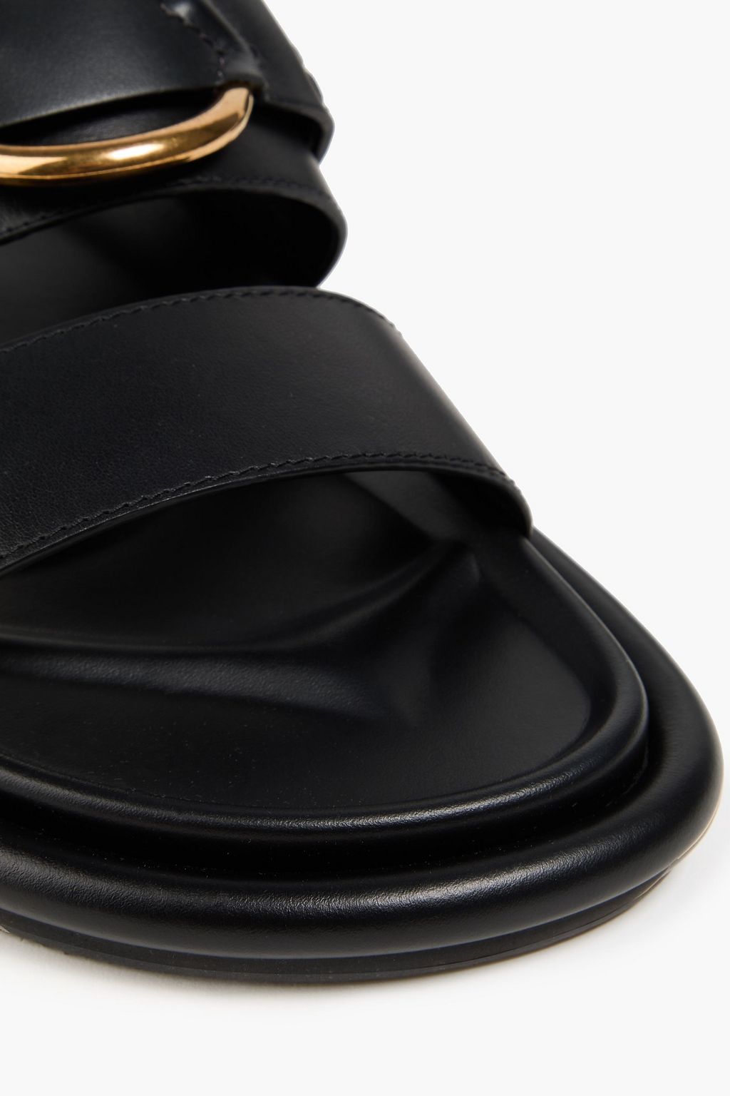 MONCLER Belle embellished leather sandals