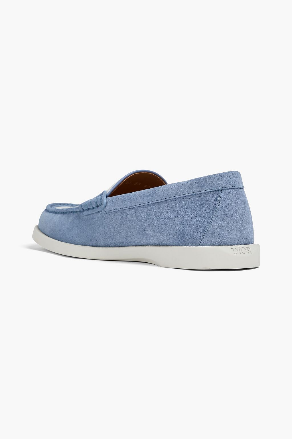 DIOR HOMME Granville suede and jacquard loafers