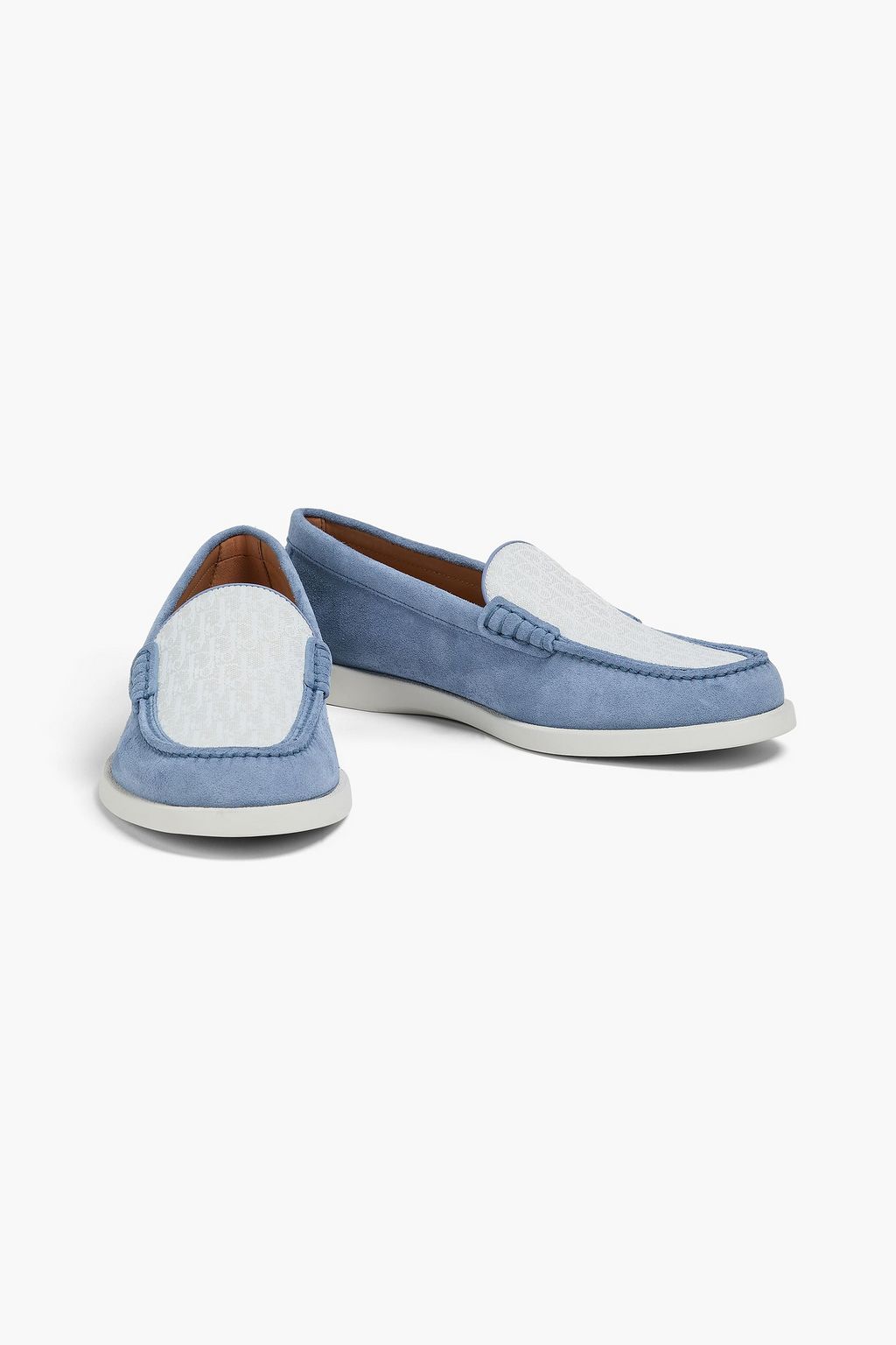 DIOR HOMME Granville suede and jacquard loafers