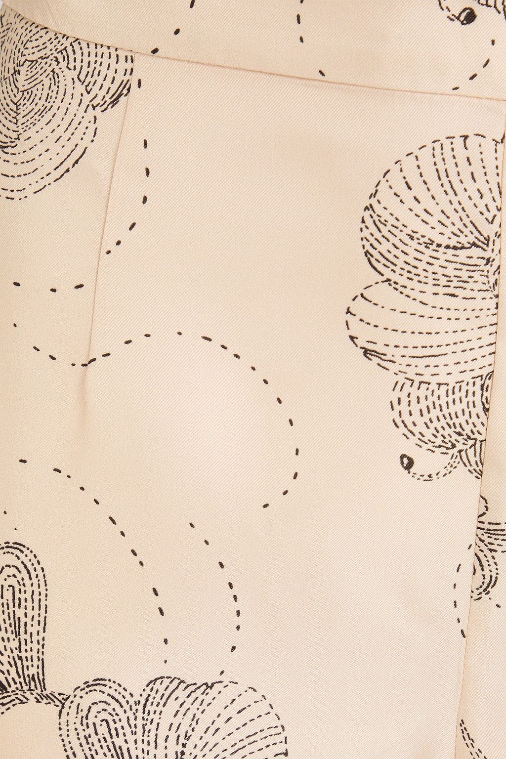 ZIMMERMANN Schlaghose aus Seiden-Twill mit floralem Print