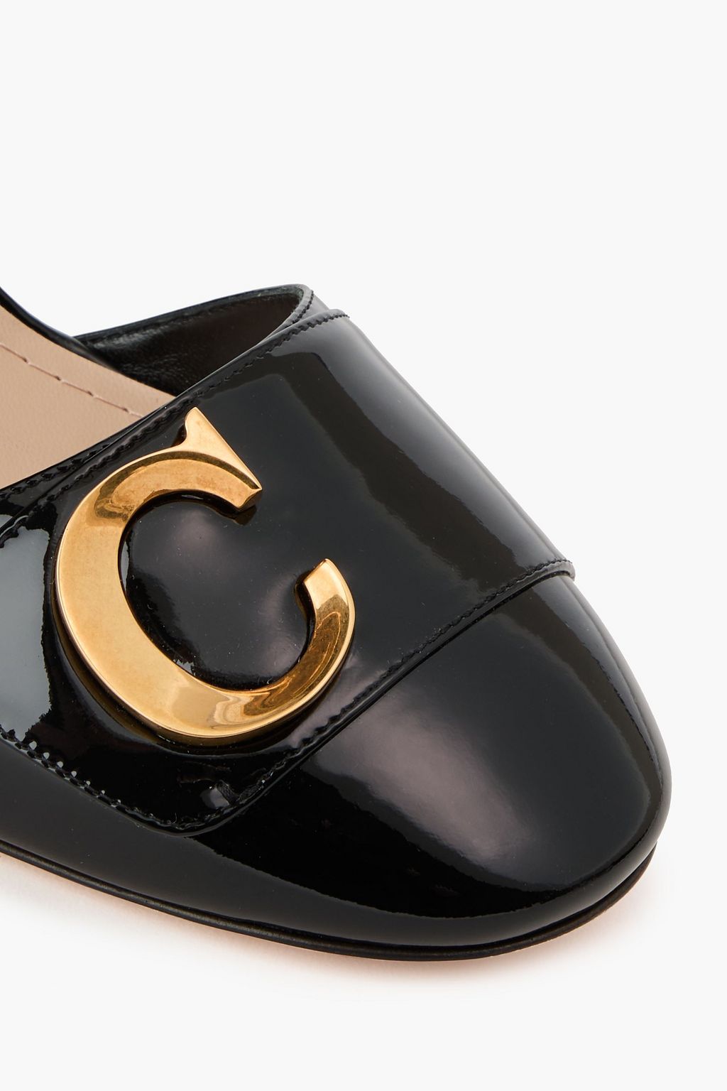 DIOR C'est Dior patent-leather pumps