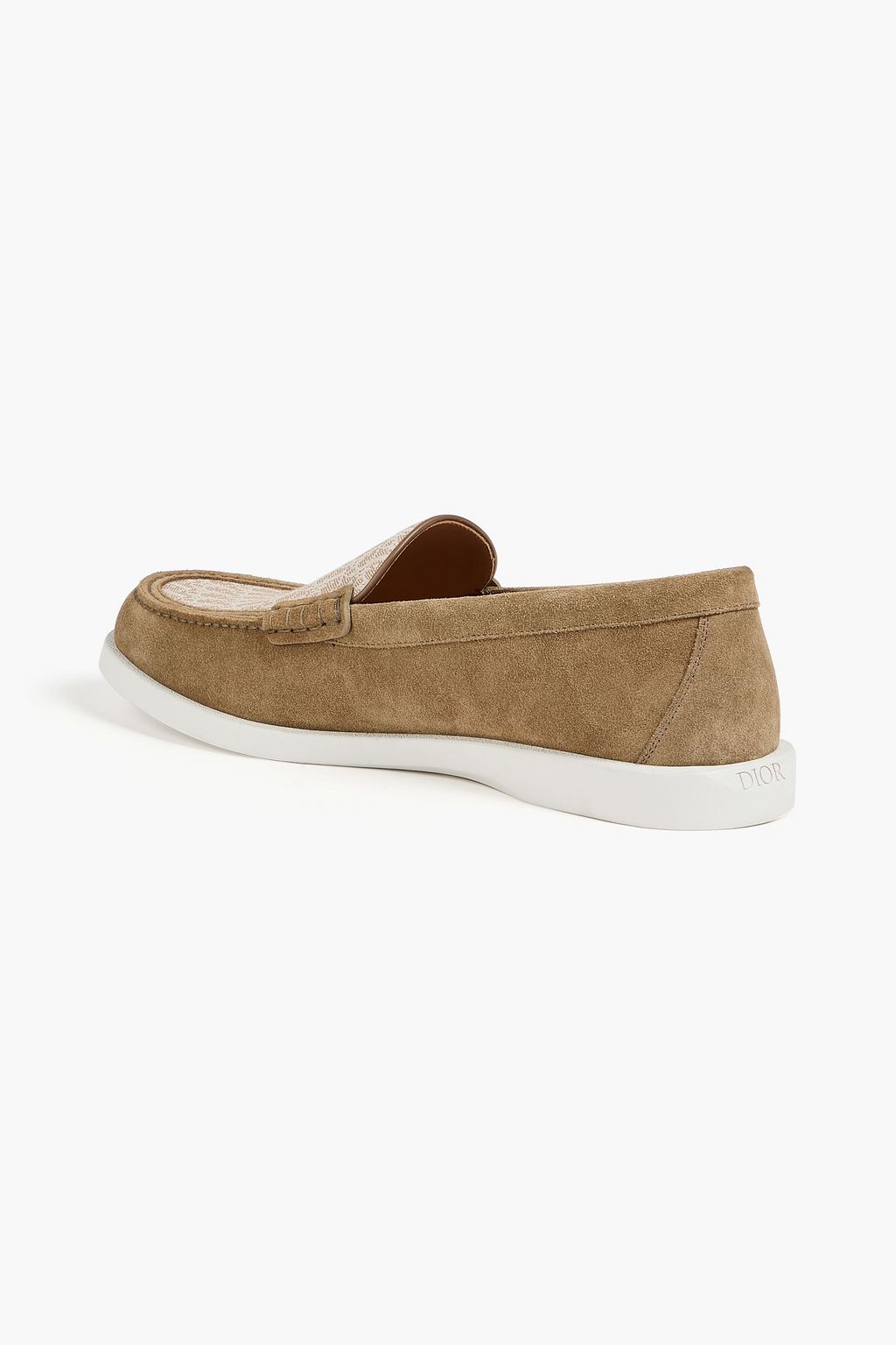 DIOR HOMME Granville suede and jacquard loafers