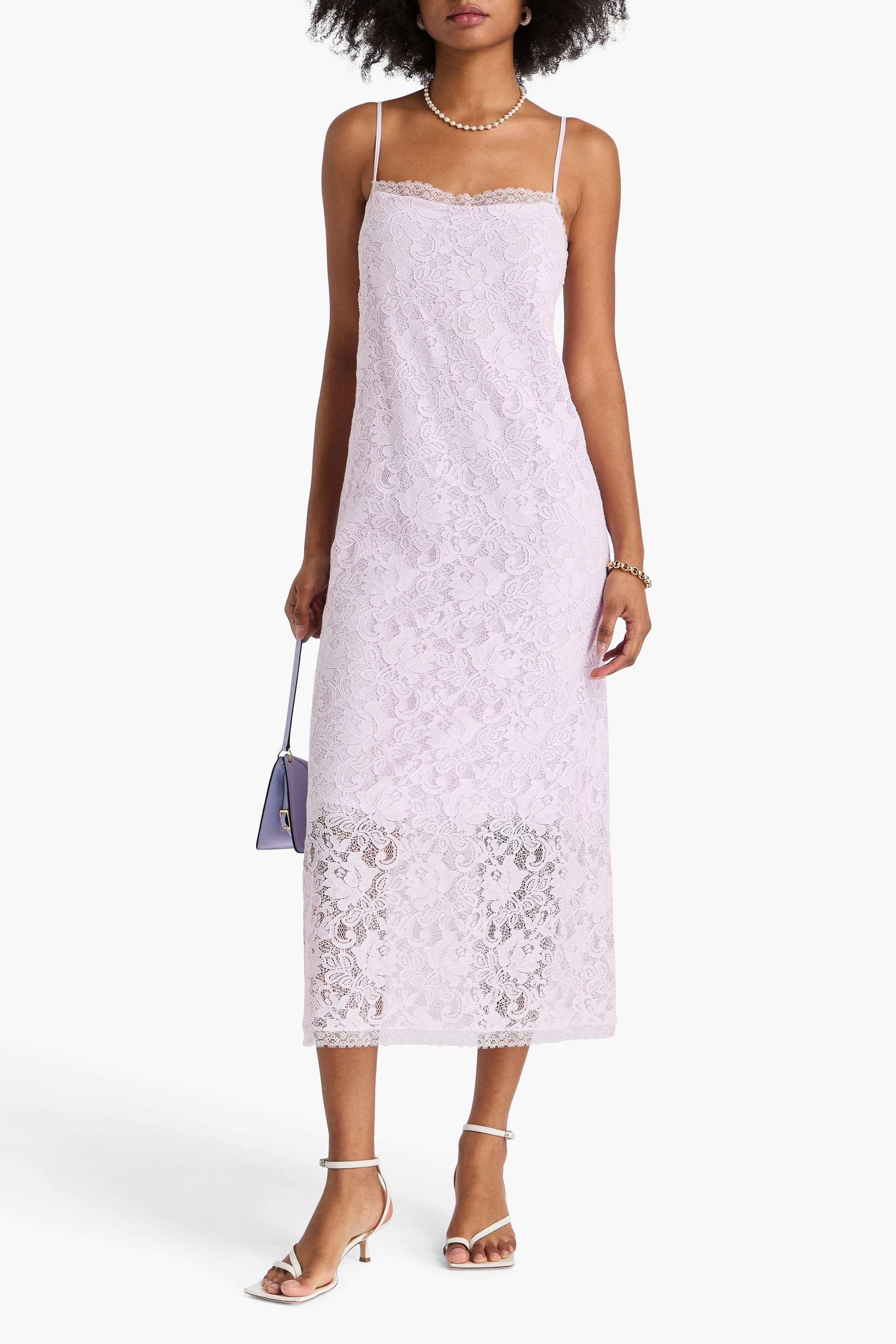 Zimmermann Cotton-blend corded lace midi dress