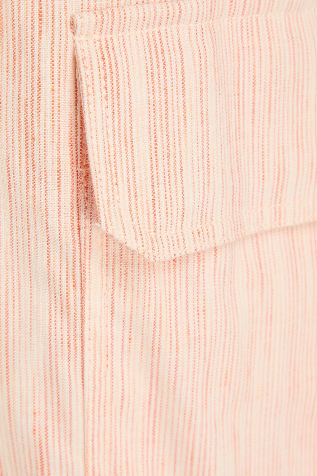 ZIMMERMANN リネン混 カーゴパンツ ストライプ