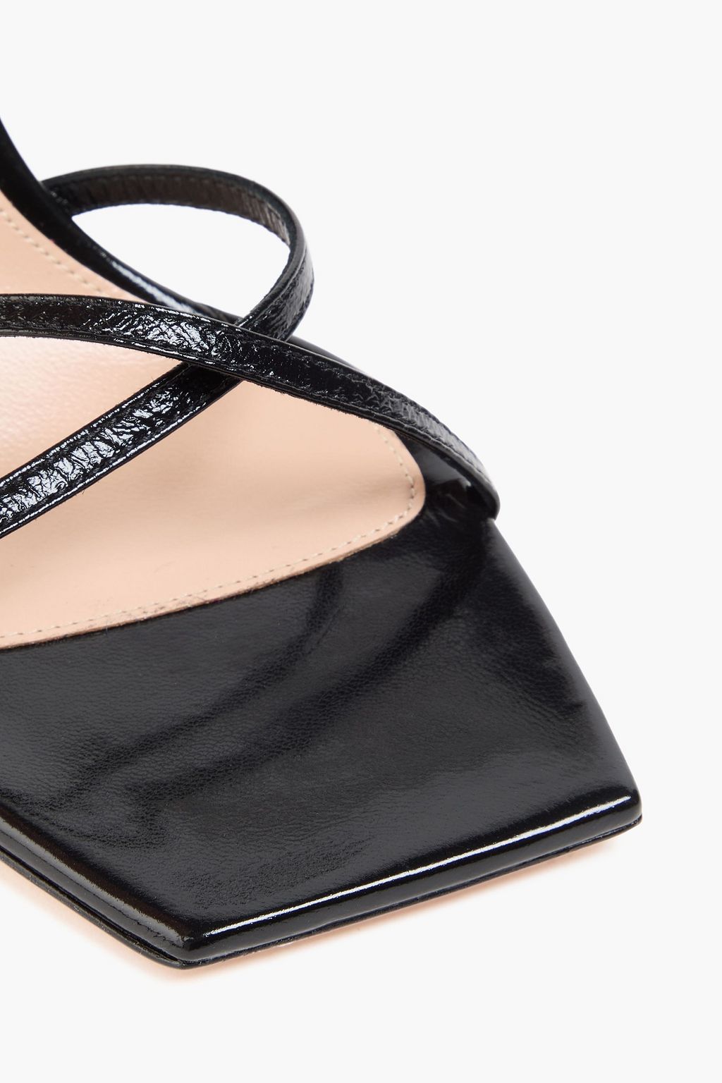 GIANVITO ROSSI グロスレザー サンダル