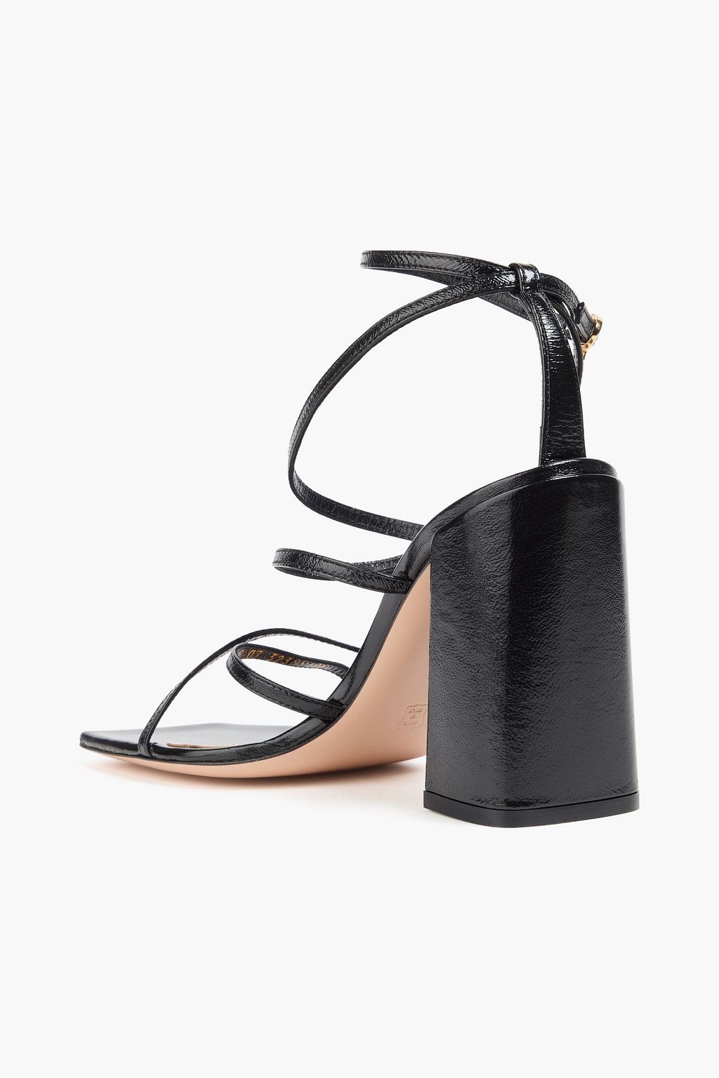 GIANVITO ROSSI グロスレザー サンダル