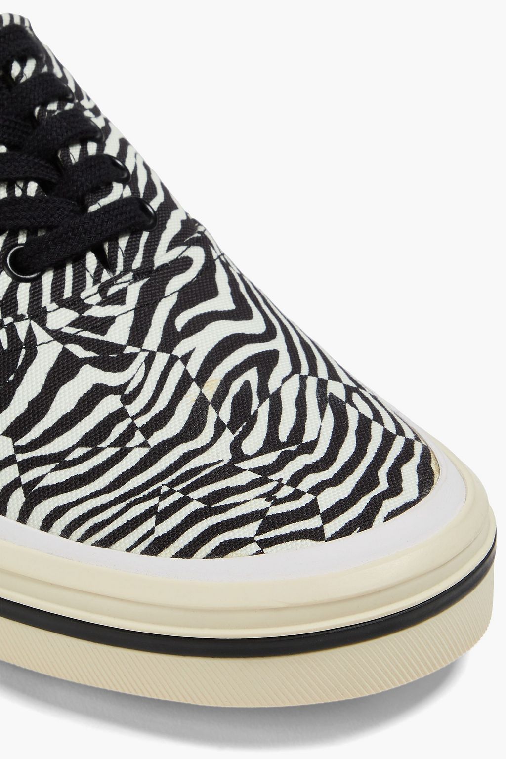 CELINE Elliot zebra-print canvas sneakers