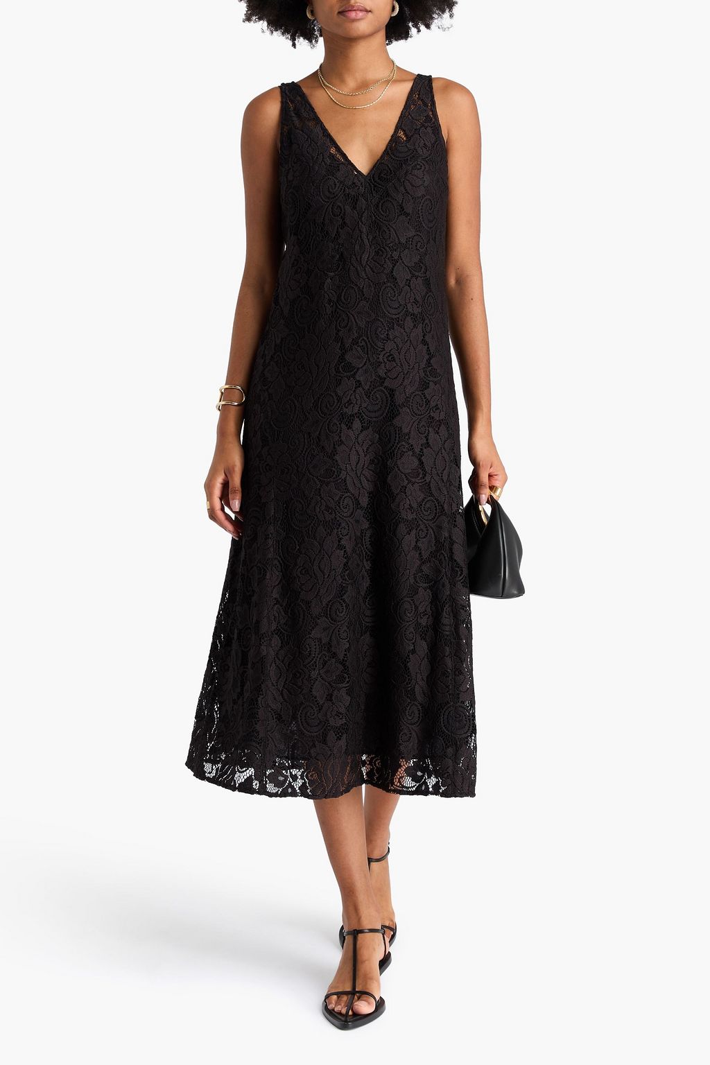 DAY BIRGER ET MIKKELSEN レース ミディワンピース