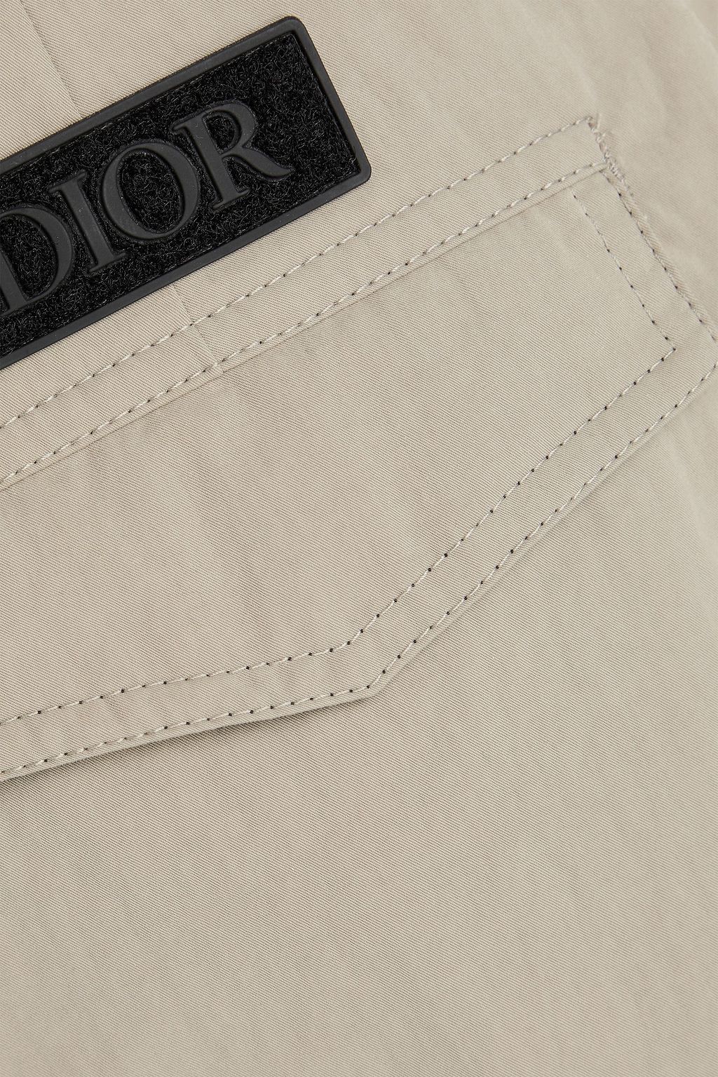 DIOR Cotton-blend twill pants