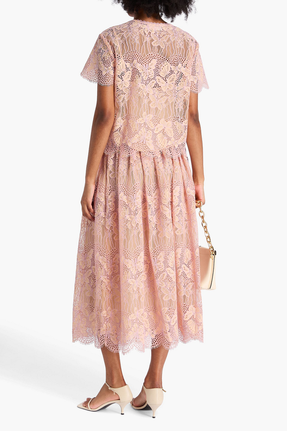 Zimmermann Pussy-bow Corded Lace Cotton-blend Blouse