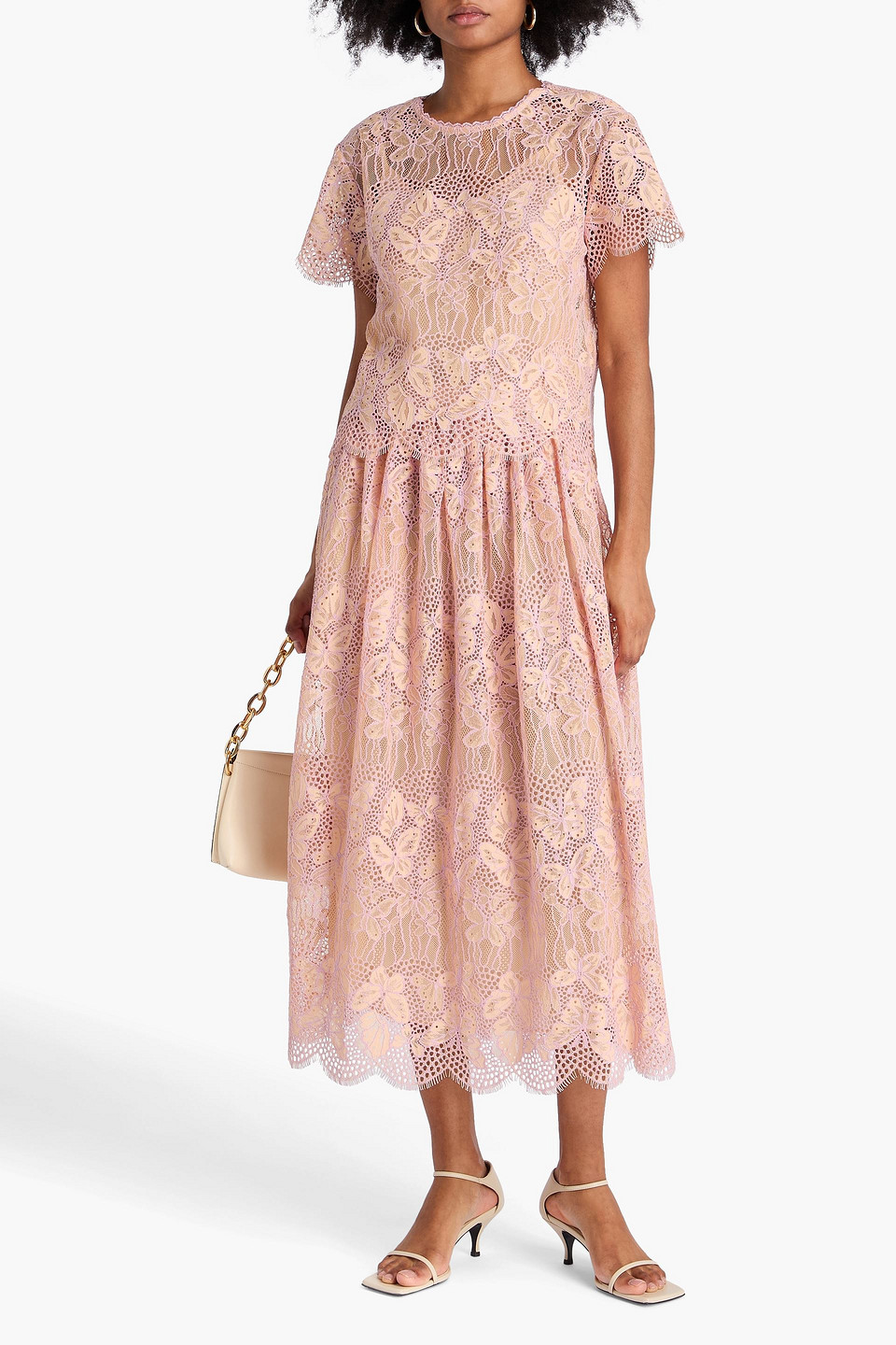 Zimmermann Pussy-bow Corded Lace Cotton-blend Blouse