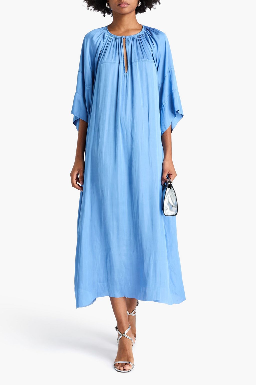 DAY BIRGER ET MIKKELSEN クレープデシン ミディワンピース