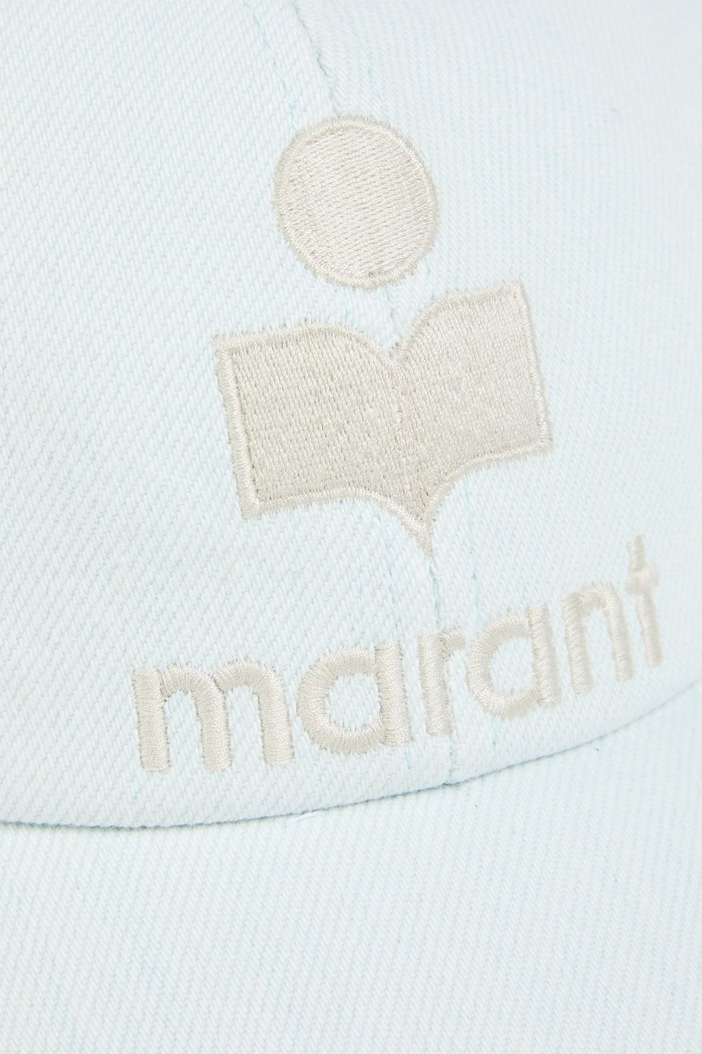 ISABEL MARANT قبعة بيسبول "تايرون" من الدنيم المطرّز