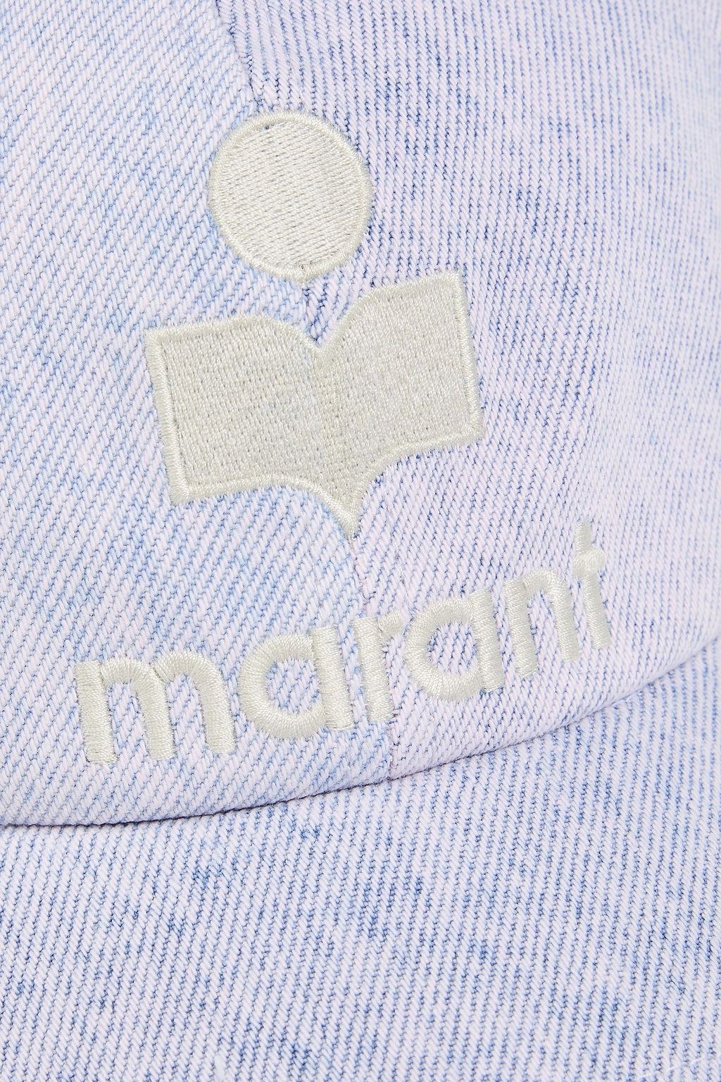 ISABEL MARANT デニム ベースボールキャップ 刺繍