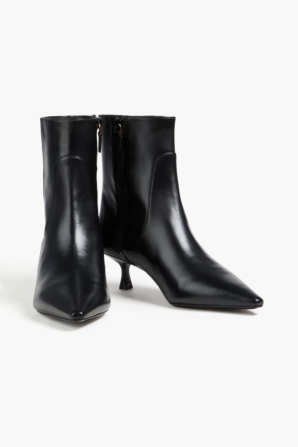 STUART WEITZMAN レザー アンクルブーツ