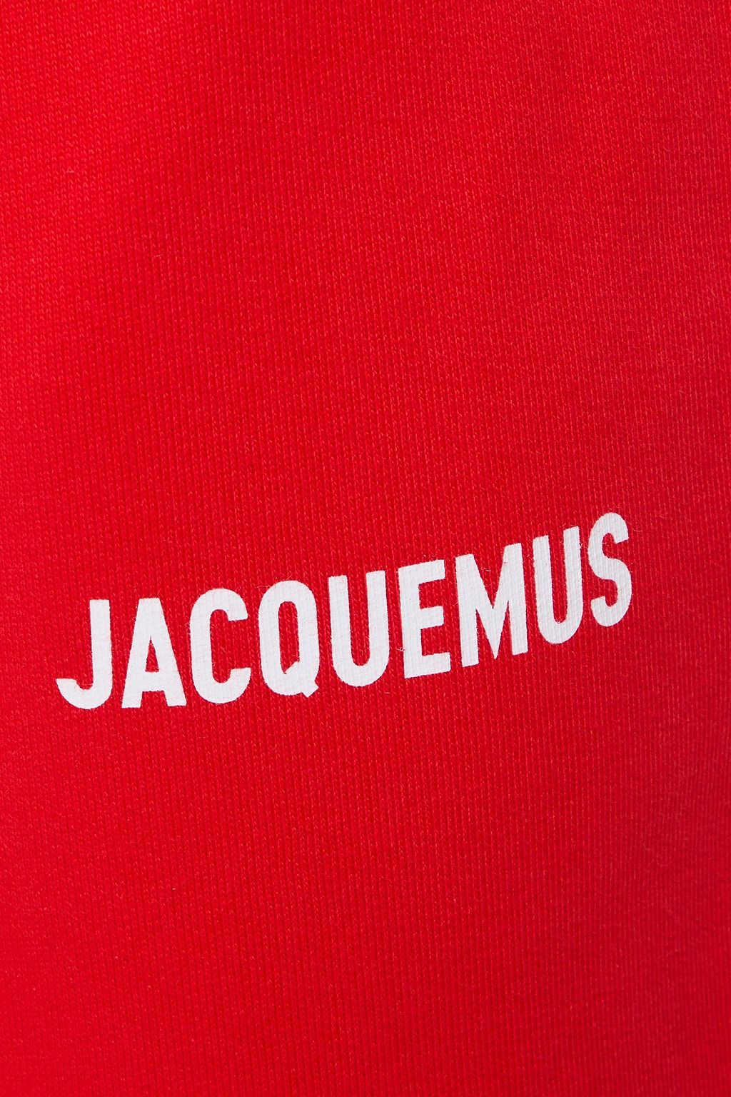 JACQUEMUS 프린트 프렌치 코튼 테리 스웻팬츠