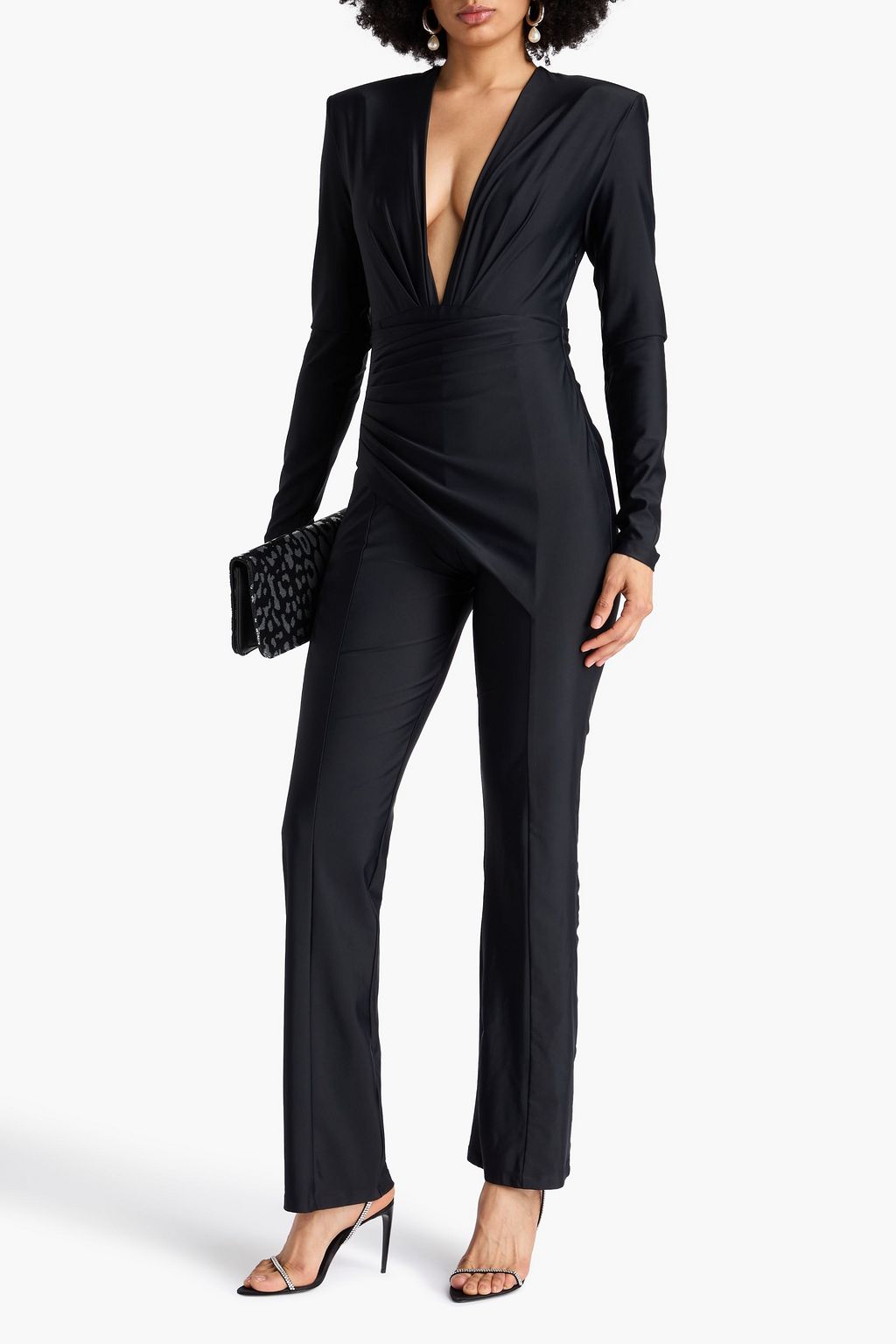 GAUGE81 Rosaria draped satin-jersey jumpsuit