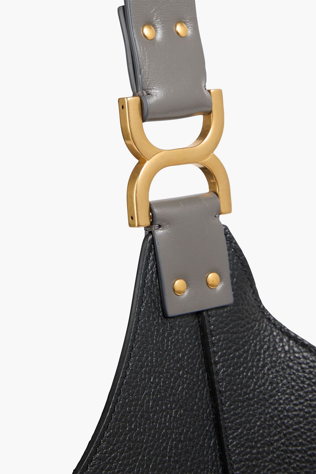 CHLOÉ Marcie pebbled-leather shoulder bag