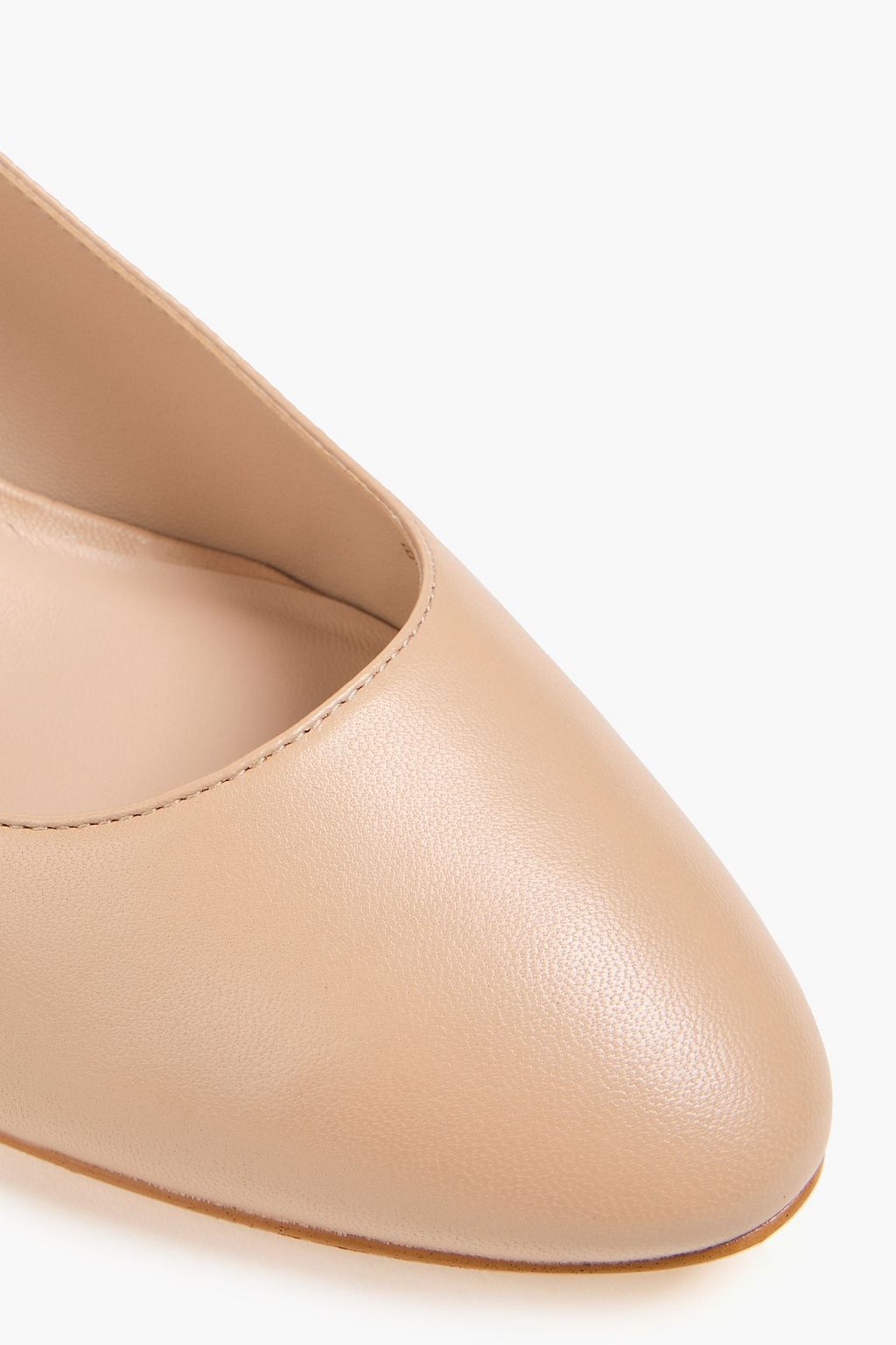 STUART WEITZMAN 브리짓 50 가죽 슬링백 펌프스
