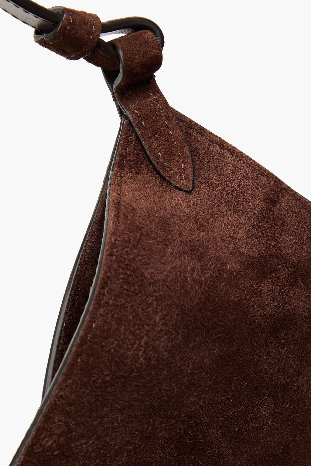 KHAITE Lotus suede tote