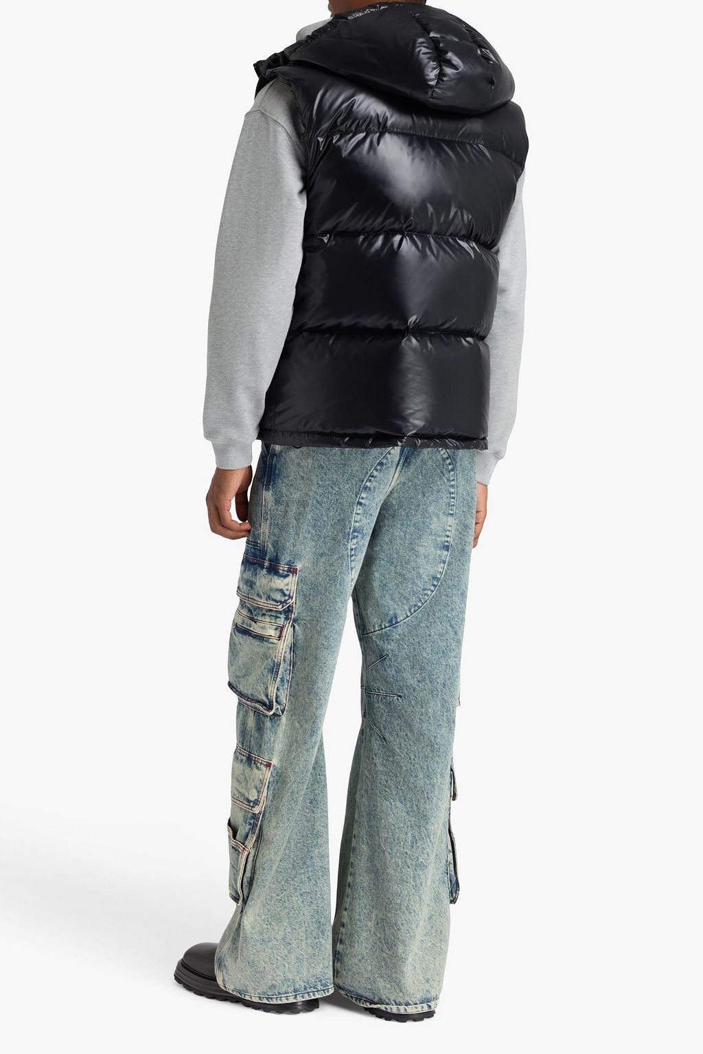BALMAIN Quilted shell down vest