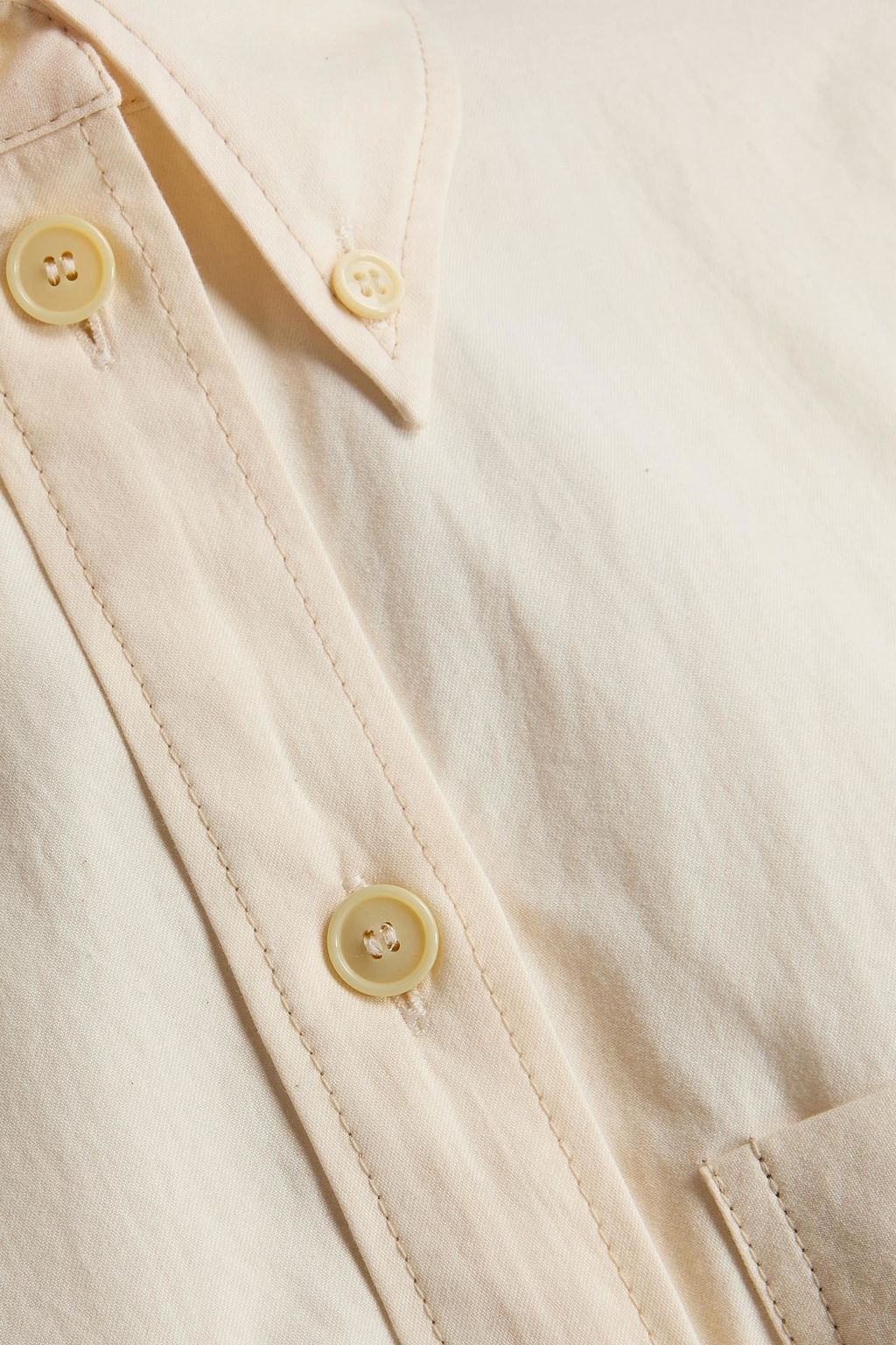 ISABEL MARANT Hemd aus Baumwoll-Twill mit Falten
