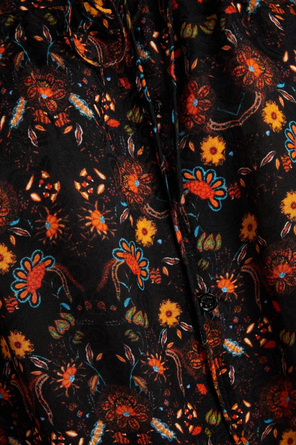 ISABEL MARANT Bluse aus Jacquard mit floralem Print