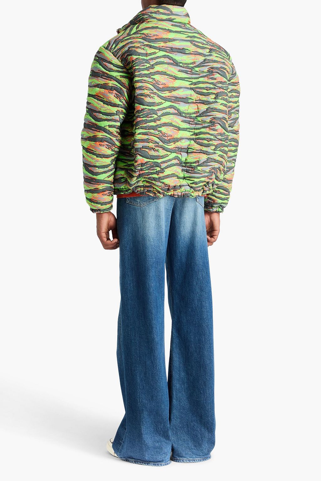 ERL Printed quilted cotton down jacket