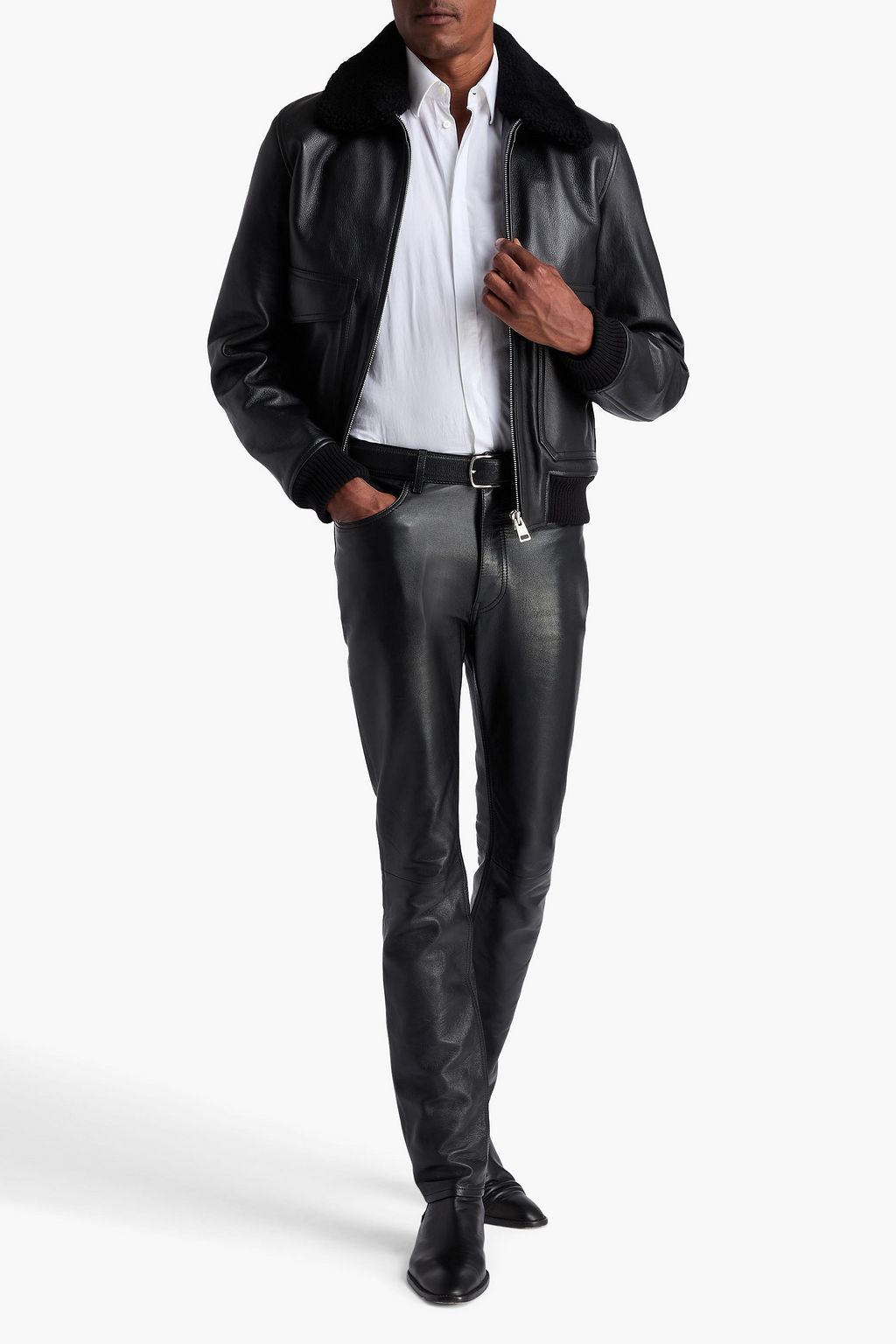 CELINE Leather pants