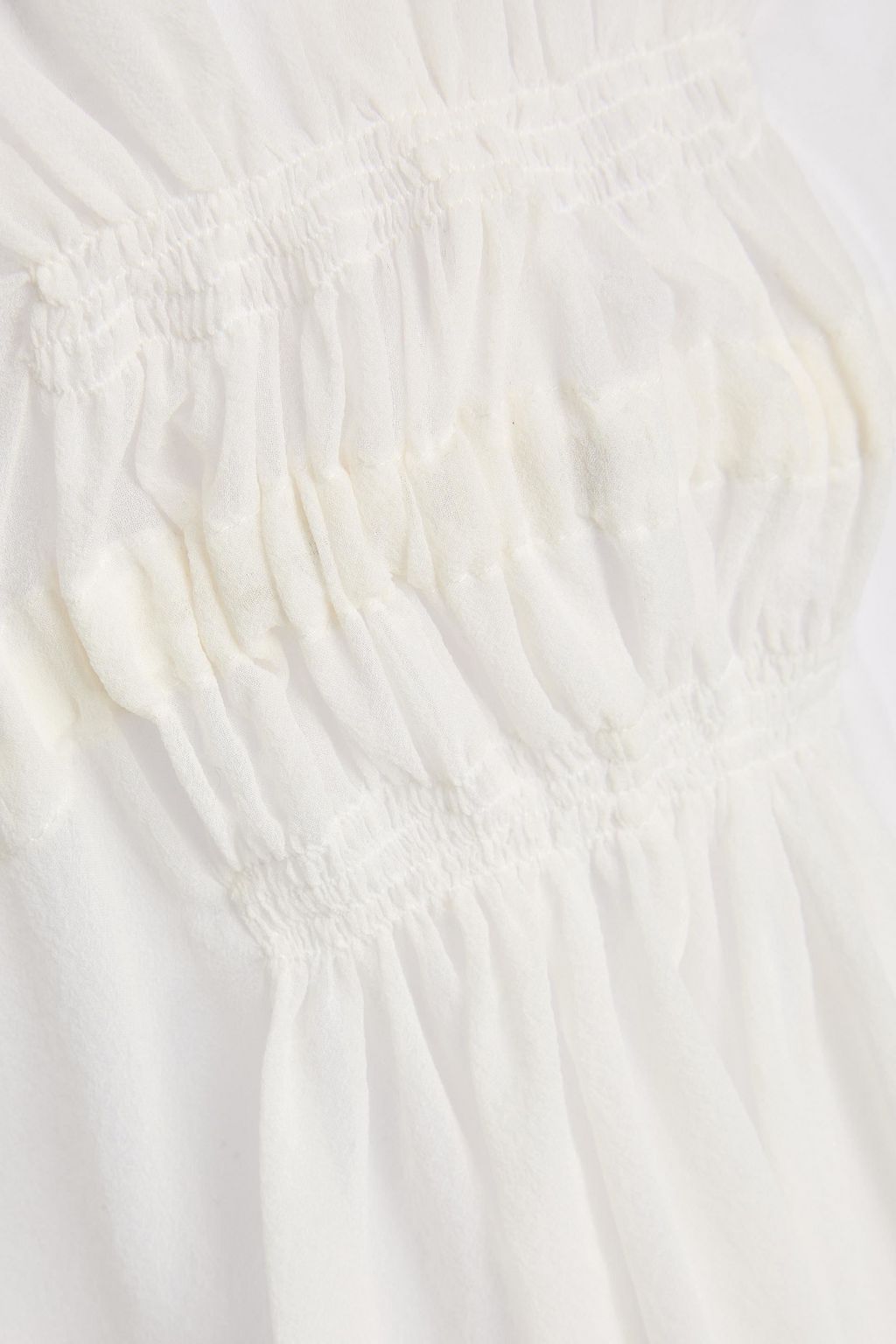 ISABEL MARANT シルクジョーゼット トップス ラッフル付き