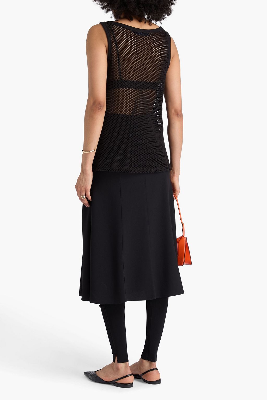 PROENZA SCHOULER Tanktop „Kiki“ aus Baumwolle mit Lochstrick