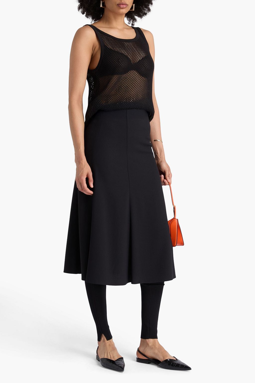 PROENZA SCHOULER Tanktop „Kiki“ aus Baumwolle mit Lochstrick