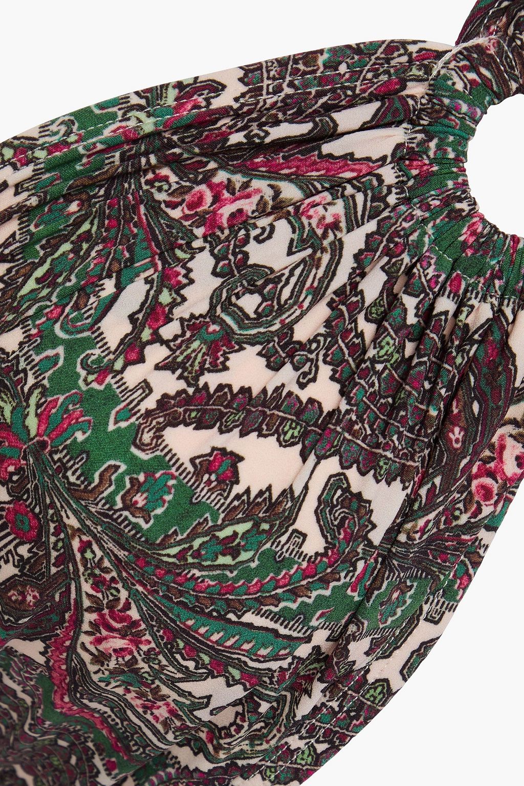 ISABEL MARANT توب بيكيني على شكل شريط عريض "براديس" مطبّع بالورود