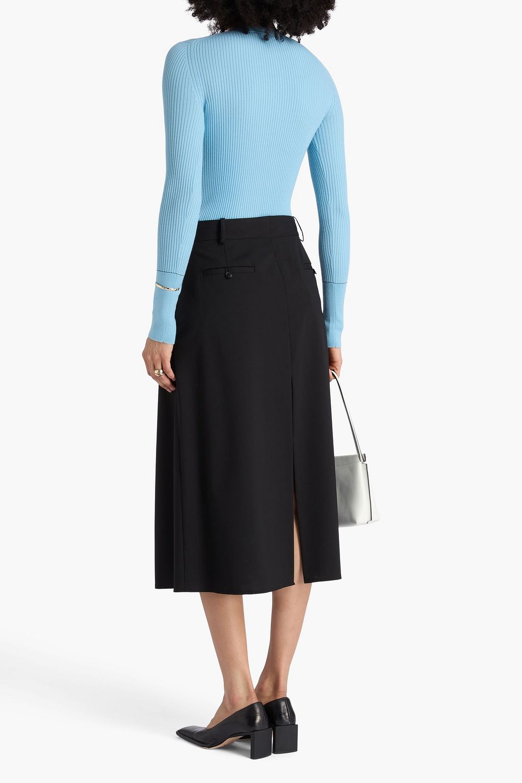 PROENZA SCHOULER リブ編みメリノウール混 セーター