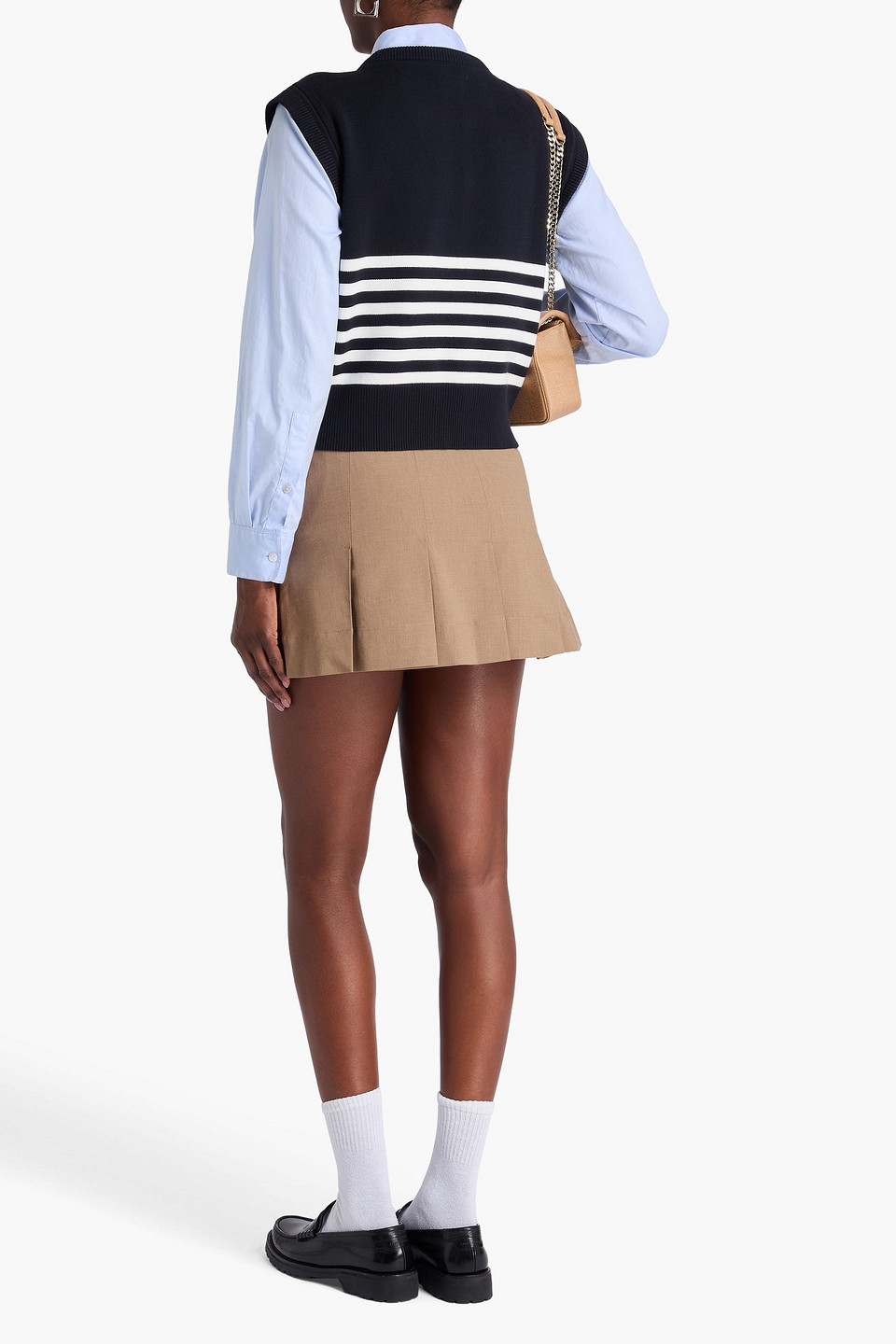  Claudie Pierlot - Strickweste Mit Streifen - Blau - L 