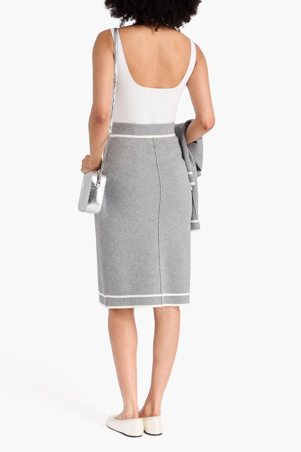 CLAUDIE PIERLOT ストレッチニット ミディワンピース