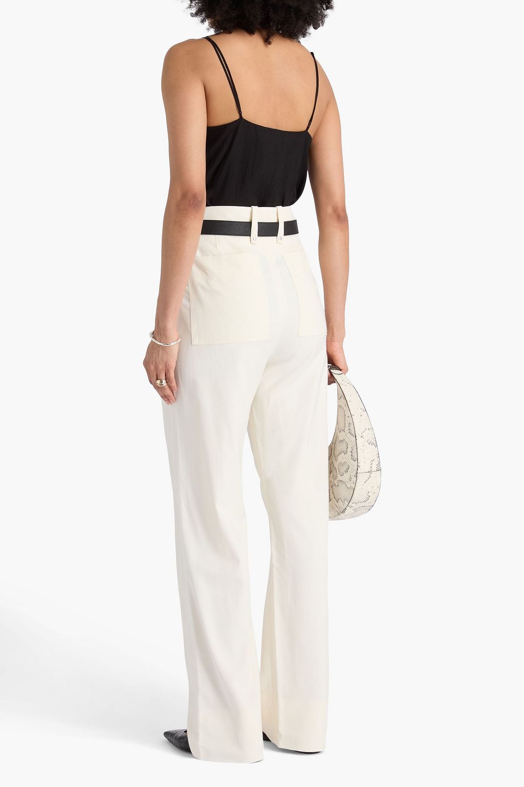 PROENZA SCHOULER Otis Hose mit geradem Bein aus Twill